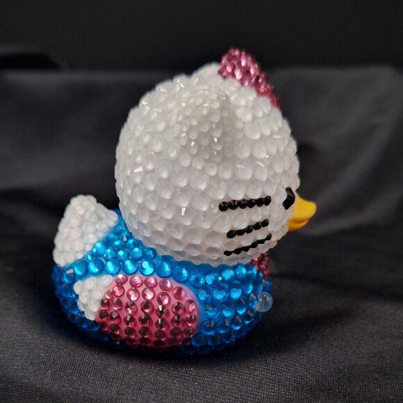 Hello Kitty Rubber Duck, Bedazzled Hello Kitty, Hello Kitty Bling - Picture 3 of 6